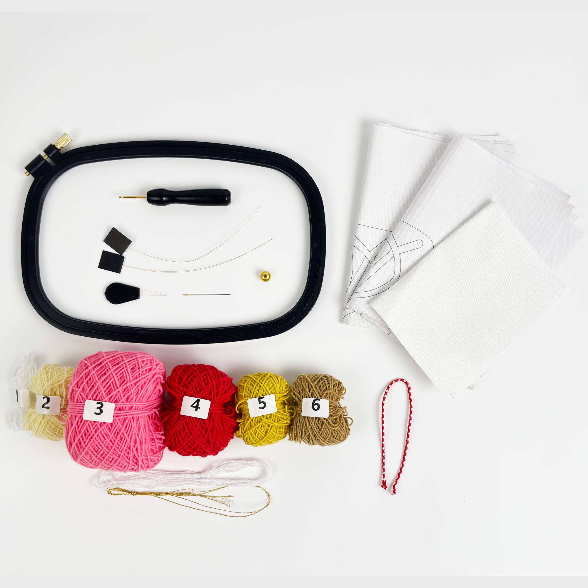 Jonathan Adler x Michaels Heart Glasses Punch Needle Case Kit